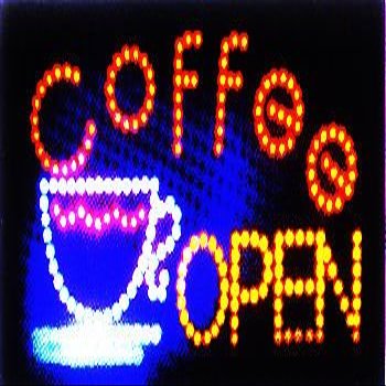 E-ONSALE LED Neon Light Open Coffee Cafe Sign (Coffee L51)