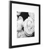 Gallery Perfect 12x12 Picture Frames, 9 Piece Set with Real Glass Cover for 8x8 Photos With Mat, Picture Frames Collage Wall Decor for Gallery Wall, Home Decor, Black view 3