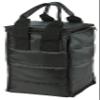 Handy Laundry Wine Carrier Tote Bag - 2 Bottle Pockets - Attractive wine bag with thick external padding, zipper and easy to carry handles. Perfect for travel, picnics or a day at the beach. view 3