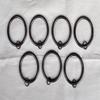 Urbanest Metal Curtain Drapery Eyelet Rings, 2-inch Inner Diameter, Set of 14, Bronze view 1