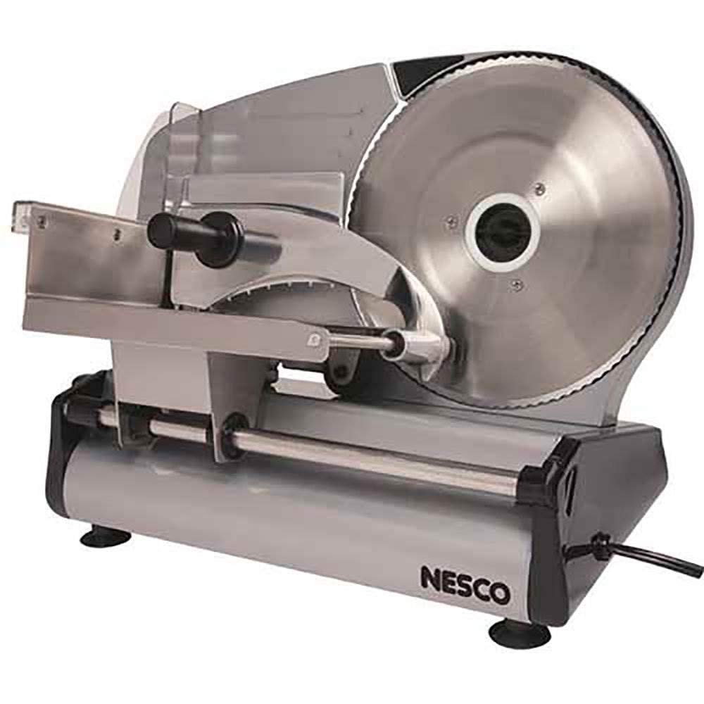 NESCO Stainless Steel Food Slicer Adjustable Thickness, 8.7",Silver
