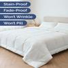 King Size, White Alternative Down Comforter - Warm, Lightweight & Breathable Hotel Quality Bedding Set for Men, Women, Kids and Teens - All Season Oversized Cooling Microfiber Duvet Insert Comforter view 3