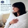 King Size, White Alternative Down Comforter - Warm, Lightweight & Breathable Hotel Quality Bedding Set for Men, Women, Kids and Teens - All Season Oversized Cooling Microfiber Duvet Insert Comforter view 4