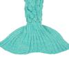 AmyHomie Mermaid Tail Blanket for Adults, Crochet Mermaid Blanket for Women Soft All Seasons Sleeping Blankets Gift for Teen Girls (ScaleMint,Adults) view 4
