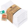 Utopia Kitchen White Cloth Napkins [12 Pack, 18x18 Inch] Absorbent Cotton Blend Washable and Reusable for Dinner, Restaurant, Lunch, Wedding and Hotel view 1