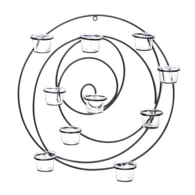 Hypnotic Candle Wall Sconce 17.25" Tall