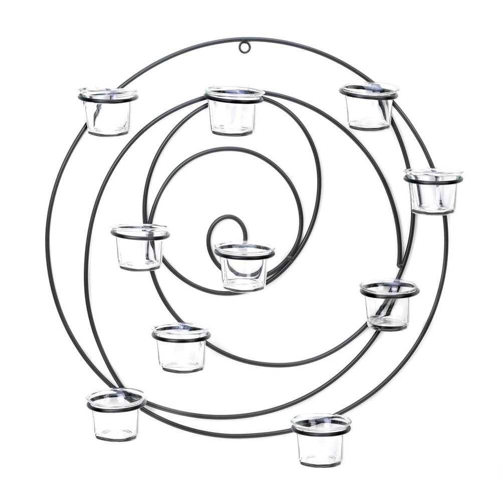 Hypnotic Candle Wall Sconce 17.25" Tall
