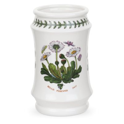 Portmeirion Botanic Garden Utensil Jar | 6.5 Inch Countertop Utensil Holder | Made of Fine Earthenware | Cooking Utensil Holder, Spatula Holder & Utensil Crock for Kitchen Counter | Dishwasher Safe