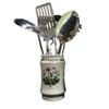 Portmeirion Botanic Garden Utensil Jar | 6.5 Inch Countertop Utensil Holder | Made of Fine Earthenware | Cooking Utensil Holder, Spatula Holder & Utensil Crock for Kitchen Counter | Dishwasher Safe view 2