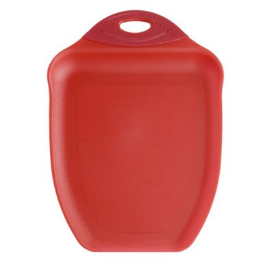 Dexas Chop & Scoop Cutting Board, 9.5 by 13 inches, Solid Red (322-J1795)
