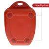Dexas Chop & Scoop Cutting Board, 9.5 by 13 inches, Solid Red (322-J1795) view 4