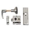 Perko 1028DP0CHR Rim Latch Set - Reverse Bevel with Box Strike view 1