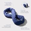 Huzi Infinity Pillow - Home Travel Soft Neck Scarf Support Sleep (Navy) view 3