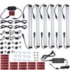 Litever Kitchen Under Cabinet LED Lighting Kit Plug-in, Super Bright, 6 PCS 12 Inches Light Bars, Daylight White, 31W 2000 Lumen, Perfect for Kitchen Cabinet Counter Shelf-(6 Bars Kit-5000K) view 1