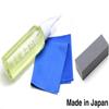 Yoshihiro 100% Pure Tsubaki Japanese Knife Maintenance Oil 3.4 oz & Large Sabitori Rust Erasers Set - Made in Japan view 2