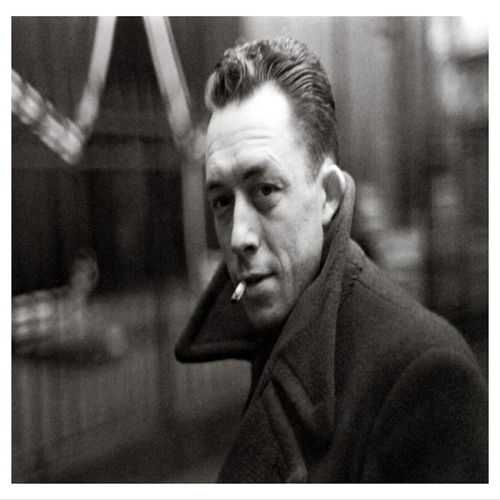 Albert Camus Poster, Absurdism, Philosopher, Journalist, Writer, Philosophy, Art Print