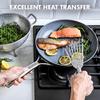 GreenPan Paris Pro Hard Anodized Healthy Ceramic Nonstick, 10" and 12" Frying Pan Skillet Set, PFAS-Free, Dishwasher Safe, Grey view 4