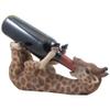 Drinking Giraffe Wine Bottle Holder Statue in African Jungle Safari Sculptures and Figurines Decor & Wildlife Animal Wine Racks and Stands Gifts view 2