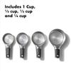 OXO Good Grips 4 Piece Stainless Steel Measuring Cups with Magnetic Snaps view 2