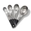 OXO Good Grips 4 Piece Stainless Steel Measuring Spoons with Magnetic Snaps view 1