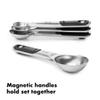 OXO Good Grips 4 Piece Stainless Steel Measuring Spoons with Magnetic Snaps view 3