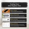 Decor Grates AJL610W-RB Oriental Wall Register, 6x10 Inches, Rubbed Bronze Finish view 3