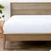 Bare Home Fitted Bottom Sheet Twin XL Size - Premium 1800 Microfiber - Ultra-Soft Hotel Luxury - Deep Pocket - Durable and Long Lasting - Fitted Sheet (Twin XL, White) view 1