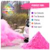 Color Blaze Baby Gender Reveal Color Powder Packets - 75 g Each - 10 Packs of Pink Colored Powder for Girl - For Car & Motorcycle Burnout, Exhaust, Color Toss, Photoshoot, Party & Festival - Pink view 4