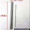 4 Stainless Steel Wide Smoothie Straws + Cleaning Brush + Citrus Peeler - CocoStraw Large Straight Frozen Drink Straw view 4