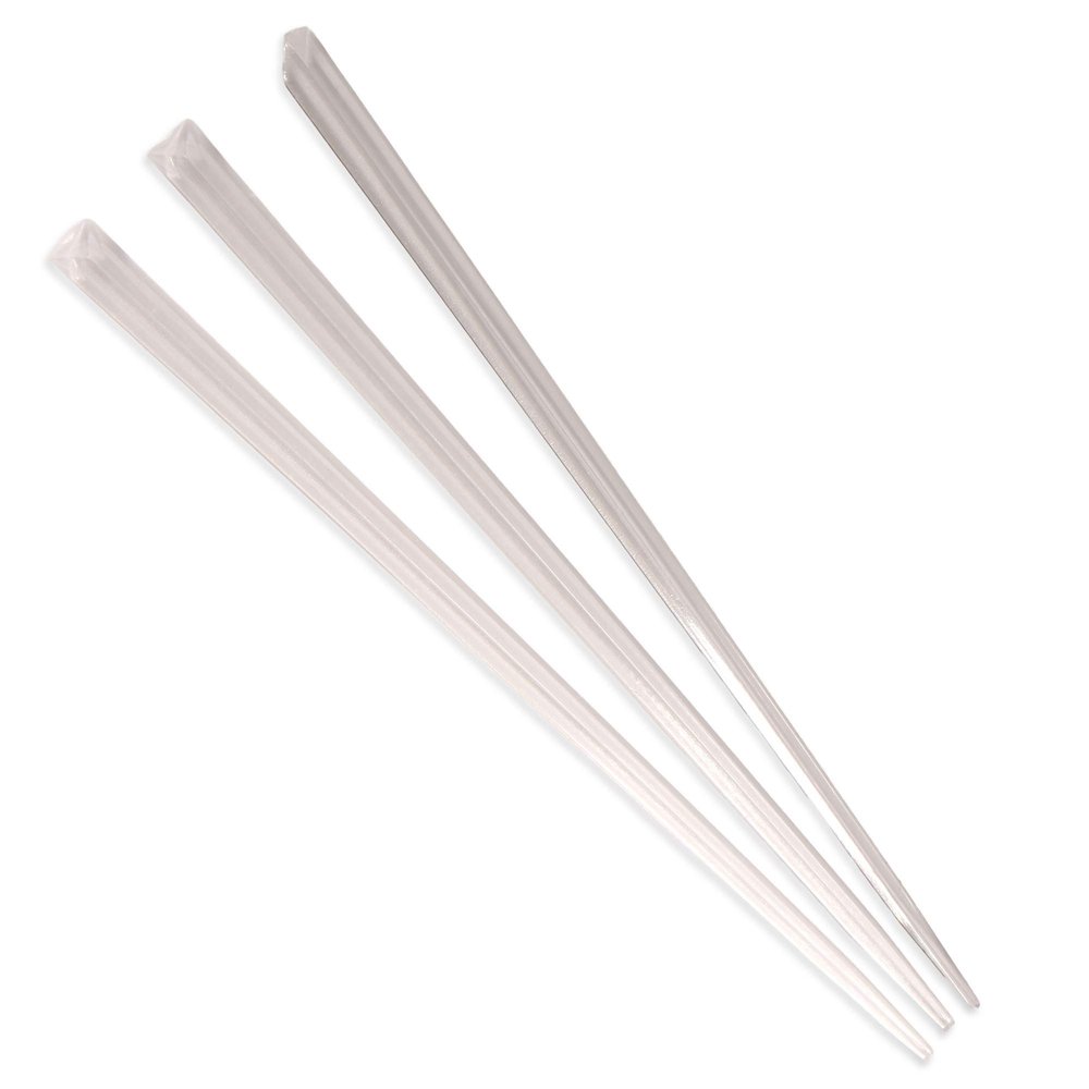 BambooMN - Triangular Appetizer Food and Drink Prism Picks - 4.5" (11.4cm) - Clear - 300 Pieces