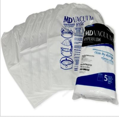 MD Central Vacuum Hyperflow Paper Bags, 5-Pack (12-Gallon)