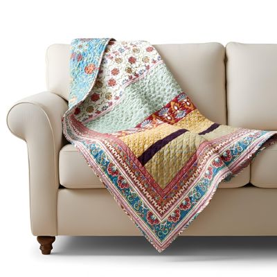 Greenland Home Thalia Quilted Cotton Throw