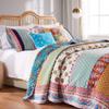 Greenland Home Thalia Quilted Bedding Set, 3-Piece King/Cal King, Tango, One Set view 1