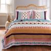 Greenland Home Thalia Quilted Bedding Set, 3-Piece King/Cal King, Tango, One Set view 2
