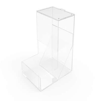 FixtureDisplays 6"w x 8.6"h x 8"d Gravity Dispenser, Acrylic Plaxiglass Candy Bin Compartment 13035