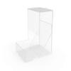 FixtureDisplays 6"w x 8.6"h x 8"d Gravity Dispenser, Acrylic Plaxiglass Candy Bin Compartment 13035 view 3