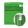 GOLDSANGSA-Korean Exfoliating Towel Washcloth Mitts 4pcs(Green)/ Korean Italy Towel Skincare Exfoliating Body Scrub Bath Cloth for Remove Dead Skin view 2