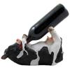 Drinking Cow Wine Bottle Holder Statue in Country Farm Kitchen Bar Decor Wine Stands & Racks and Decorative Animal Sculpture Gifts for Farmers view 1