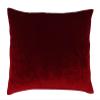 YUGA Home Dcor Throw Pillow Solid Maroon Decorative Velvet Cushion Cover - Choose Size view 1