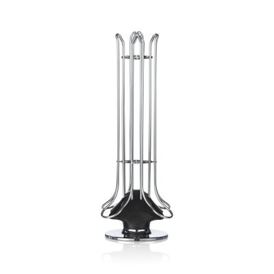 Prepara Espresso and Coffee Pods Holder and Carousel Storage Organizer for 50 Capsules, Spins 360-degrees, Small, Black, 1 Count (Pack of 1)