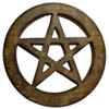AzureGreen Pentagram Altar Tile 4" (Brown) (Brown) (Black) (Brown) view 1