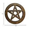 AzureGreen Pentagram Altar Tile 4" (Brown) (Brown) (Black) (Brown) view 2