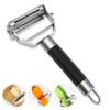Deiss PRO Dual Julienne Peeler & Vegetable Peeler - Non-slip Handle - Apple Peeler & Potato Peeler, Orange Peeler, Zoodles Maker - Y Peeler, Veggie Peeler for Making Delicious Veggie Noodles view 1