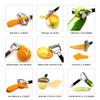 Deiss PRO Dual Julienne Peeler & Vegetable Peeler - Non-slip Handle - Apple Peeler & Potato Peeler, Orange Peeler, Zoodles Maker - Y Peeler, Veggie Peeler for Making Delicious Veggie Noodles view 4