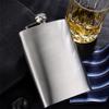 GENNISSY 10oz Hip Flask for Liquor - 304 Stainless Steel Silver, Leakproof with Funnel & Never Lose Cap, Gift for Men Women (Groomsmen, Camping, Wedding) view 3