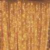 Twinkle Star 300 LED Curtain String Lights, 8 Modes Plug in Fairy Lights for Bedroom,Wedding,Party,Birthday, Hanging Twinkle Light for Indoor Outdoor Wall Window Backdrop Decoration, Warm White view 1