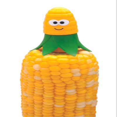 Joie Corn on the Cob Holders, 4 Piece Interlocking Set (Two Pair), Stainless Steel, BPA-Free, Cute Kitchen Tools, Great Gadgets for Barbecues and Picnics