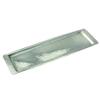 Elegance Stainless Steel Hammered Rectangular Tray, Medium 17.75 by 5.5-Inch, Silver view 1