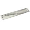 Elegance Stainless Steel Hammered Rectangular Tray, Large, 25.5 by 5.5-Inch, Silver view 1
