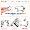 Cosmos Mini Cookie Cutter Set Animal Shapes Cookie Molds Biscuit Cutters for Birthday Party Xmas Christmas Winter Holiday Events view 2